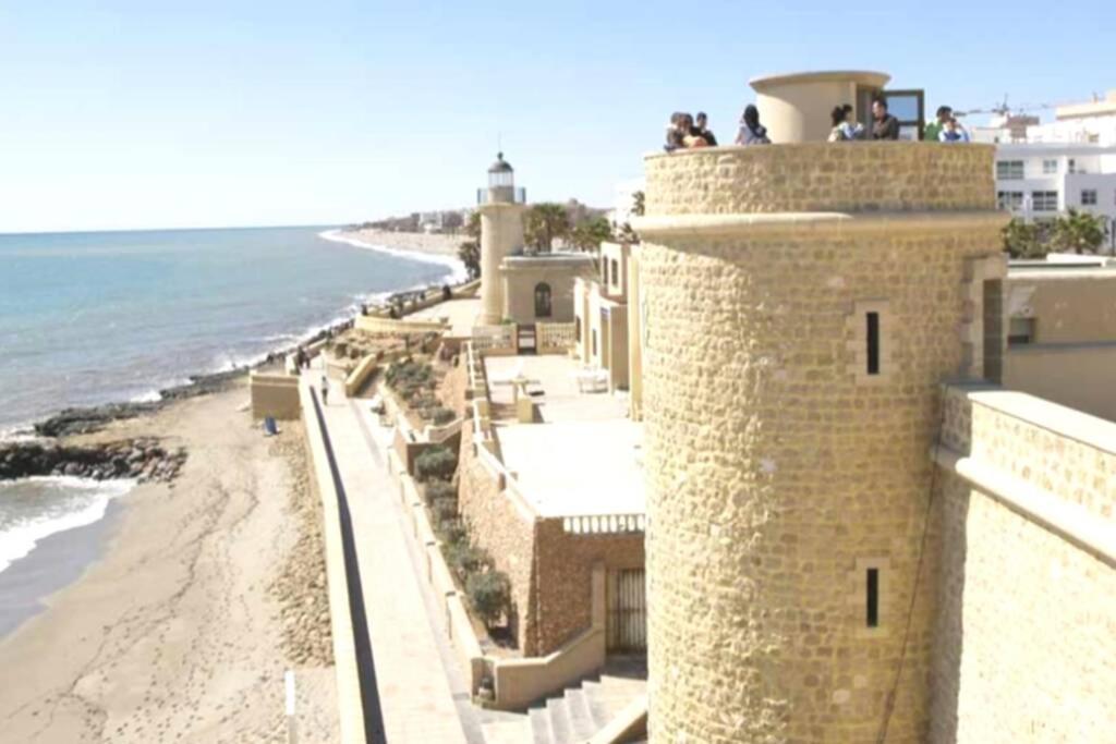 A 600 M De La Playa Y El Castillo Santa Ana Roquetas de Mar Esterno foto